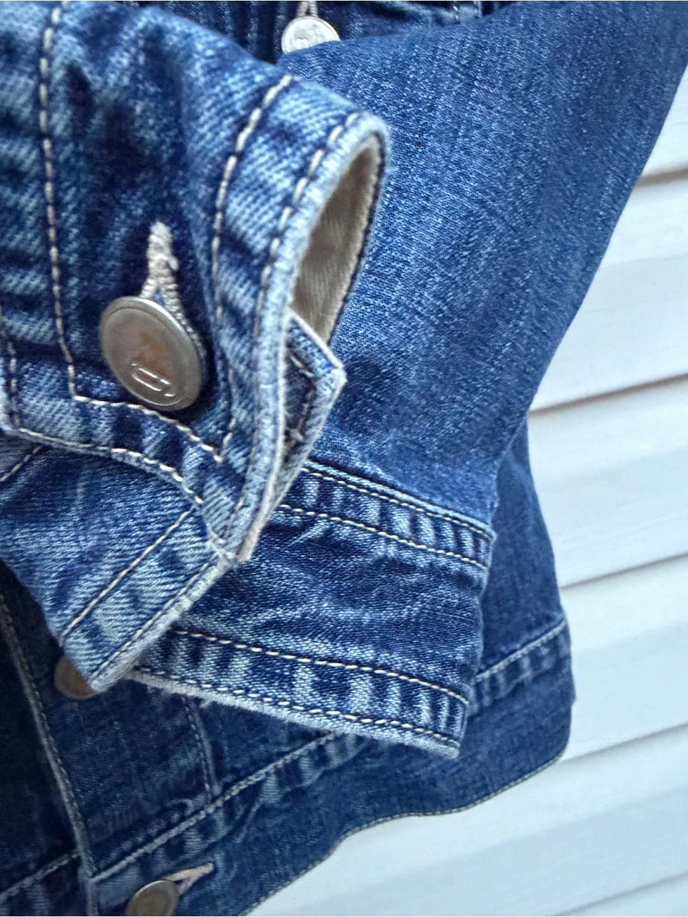Vintage 2000 Gymboree Girls Denim Jean Jacket Size 4 Y2K